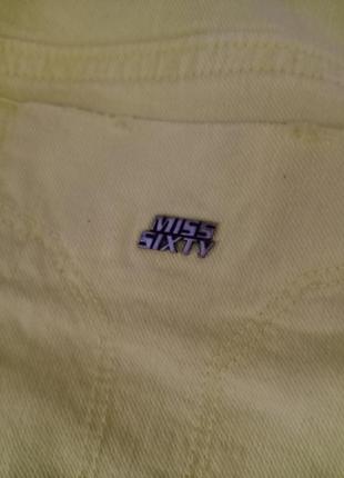 Спідниця міні бедровка джинс жовта8 фото