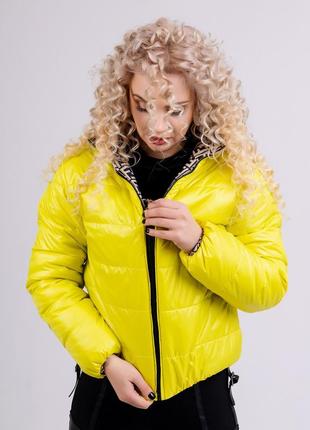 Женская двухсторонняя демисезонная куртка