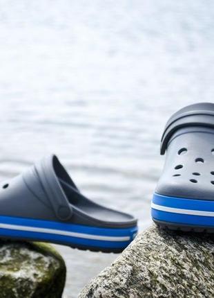 Крокси crocs crocband charcoal ocean 🌊1 фото