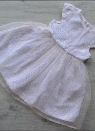 Шикарное нарядное платье на малышку 2-3года