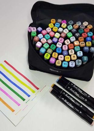 Маркеры touchnew, 80 шт., двусторонние. новые!