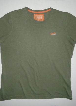 Футболка superdry vintage orange cotton размер (xxl)