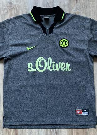 Вінтажна футбольна джерсі nike borussia dortmund away football shirt 1997/989 фото