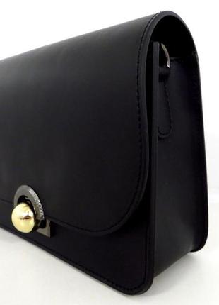 Жіноча сумочка італія натуральна шкіра . чорна