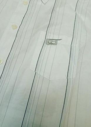 Белая рубашка для школы с коротким рукавом c&a dr4 фото