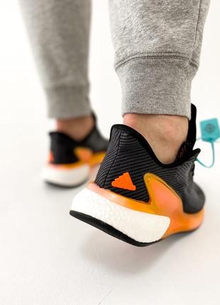 Классные женские кроссовки adidas alphaboost чёрные7 фото