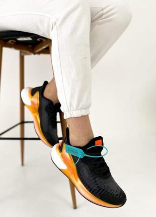 Отличные мужские кроссовки clog adidas alphaboost чёрные7 фото