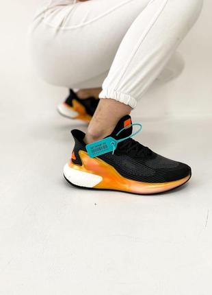 Отличные мужские кроссовки clog adidas alphaboost чёрные8 фото
