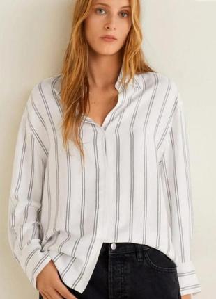 Рубашка из вискозы mango 2