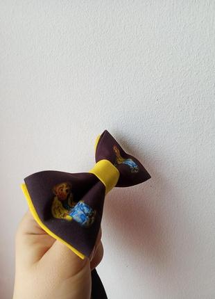 Краватка-метелик polo teddy bear жовтий / метелик / мишка поло3 фото