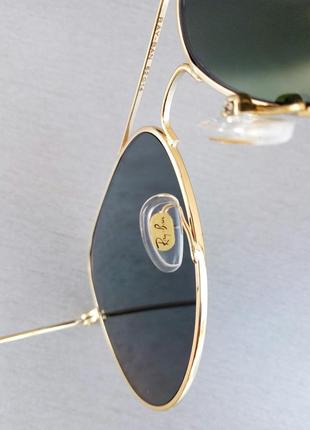 Ray ban aviator окуляри краплі унісекс сонцезахисні зелено рожеві дзеркальні7 фото