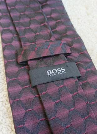 Шовкова краватка. hugo boss. італія.4 фото