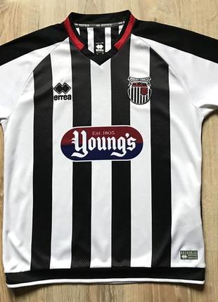 Коллекционная футбольная джерси errea grimsby town fc 2015/2016 football home shirt