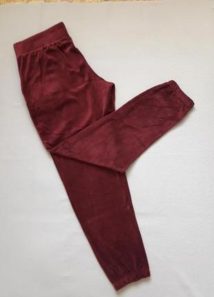 Трендовые велюровые спортивные брюки декорированные паетками esmara4 фото