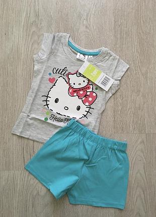 Комплект- пижама hello kitty для девочки германия. р.92 5