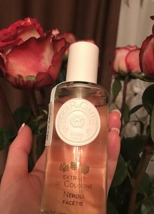 Парфюм roger & gallet extrait de cologne néroli facétie распив