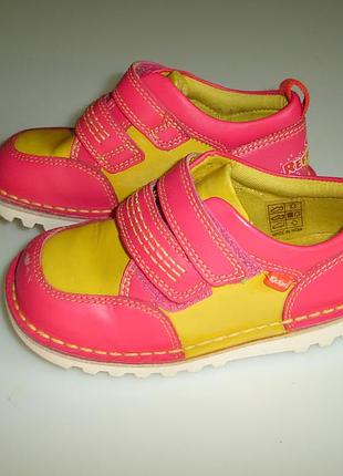 Кожаные ботинки kickers , р 27 стелька 17,5 см