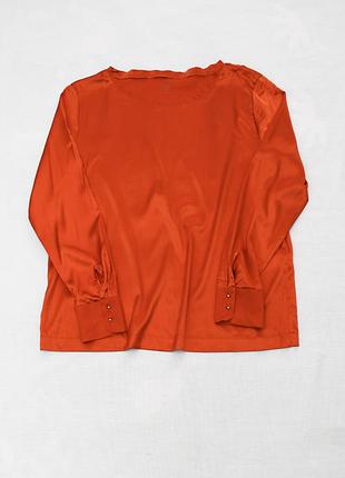 Яркая шелковая блуза  marc cain