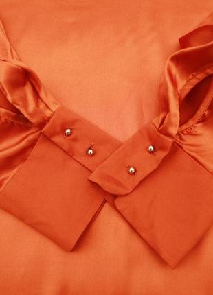 Яркая шелковая блуза  marc cain3 фото