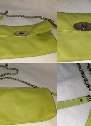 Жіноча сумка крос-боді genuine leather італія7 фото