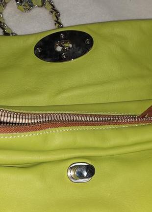 Жіноча сумка крос-боді genuine leather італія9 фото