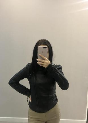 Шкіряна косуха zara4 фото