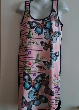 Туника, ночнушка " бабочки"