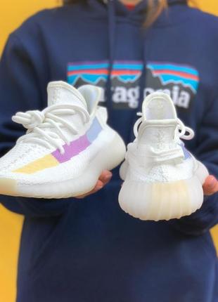 Кроссовки adidas yeezy boost 350 v2 full white адидас изи кросівки жіночі адідас ізі5 фото