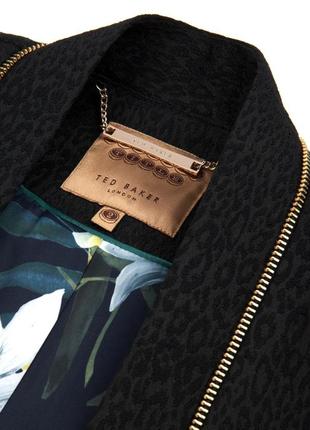 Пиджак жакет  бренд  ted baker shila leopard jacquard jacket5 фото