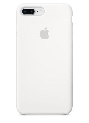 Чохол apple iphone 8plus/7plus silicone case white