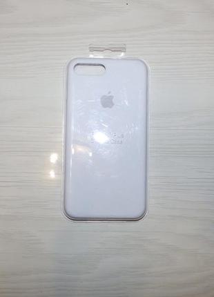 Чехол apple iphone 8plus/7plus silicone case white7 фото