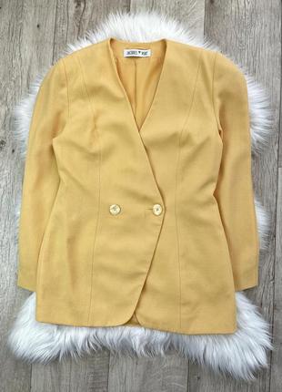Идеальный лимонный пиджак в винтажном стиле 1+1=31 фото
