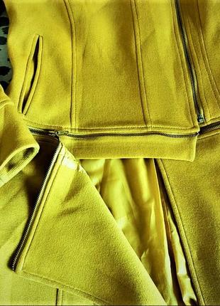 Жовте пальто - трансформер (usa) "2" "1" (низ відстібається)6 фото