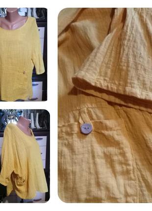 Италия блуза-туника в стиле бохо оверсайз2 фото