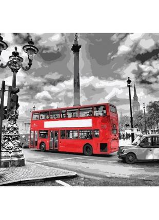 Картина за номерами яскравий автобус ід лондон