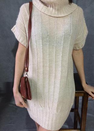 Свитер платье трикотаж