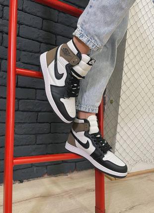 😍nike jordan retro 1 high😍кроссовки джордан женские весна-осень