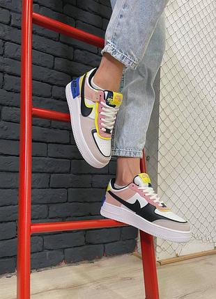 Кроссовки весна-осень найки женские nike air force shadow