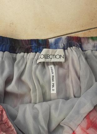 Юбка легкая,юбка батал,юбка длинная,юбка разноцветная3 фото