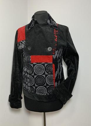 Куртка косуха вельвет винтаж вінтаж y2k жакет