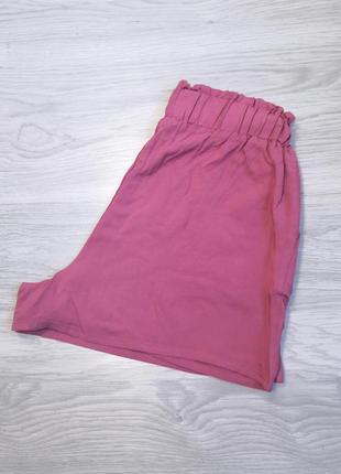 Натуральные лёгкие темно розовые шорты2 фото