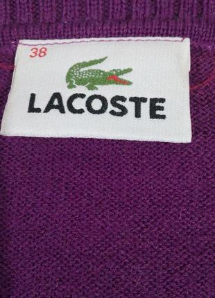 Вовняний светр lacoste7 фото