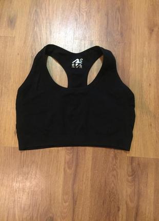 Топ чёрный front lady, размер l