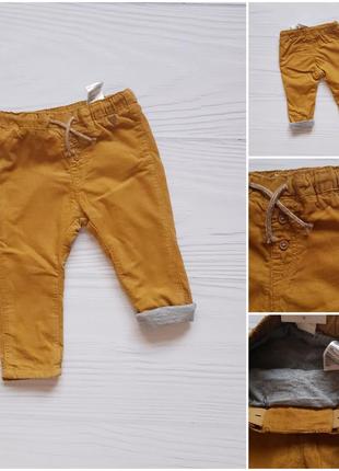 Вельветові штани h&m з трикотажною підкладкою