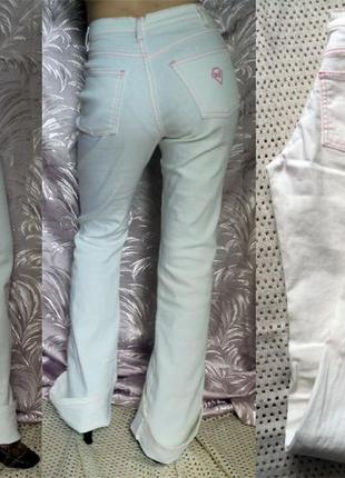 Стрейчевые легкие белые джинсики от dlf! турция! .w25l32, лето1 фото