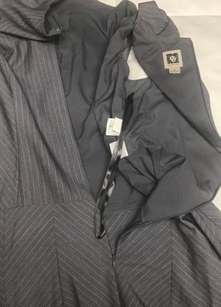 Жіночна сукня а-силует anne klein з тканини чоловічий на 46-48 р7 фото
