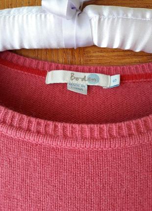 Кашемировый свитер розового цвета3 фото