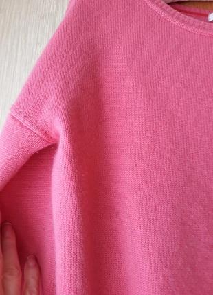 Кашемировый свитер розового цвета4 фото