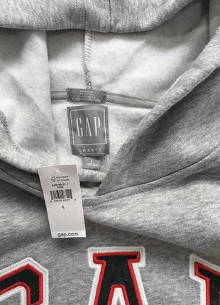 Худи gap logo fleece hoodie4 фото