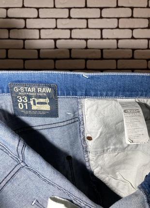 Голубые , винтажные джинсы g-star raw7 фото